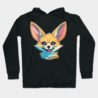 Fennec Fox Smiling Hoodie